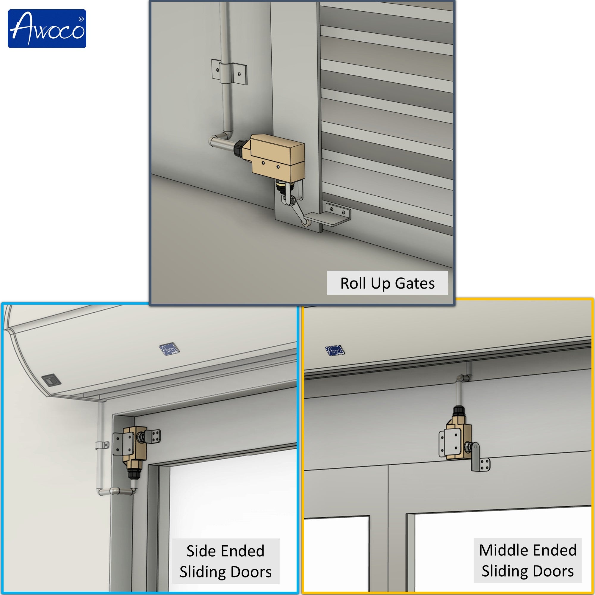 ワビサビダンゴ Awoco TZ-6001 Heavy Duty Commercial Plunger Door Micro Switch for Air
