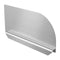 GSW SP-SH1810R Stainless Steel Insert Type Splash Guard for Compartment Sinks (22" L x 11" H Right)