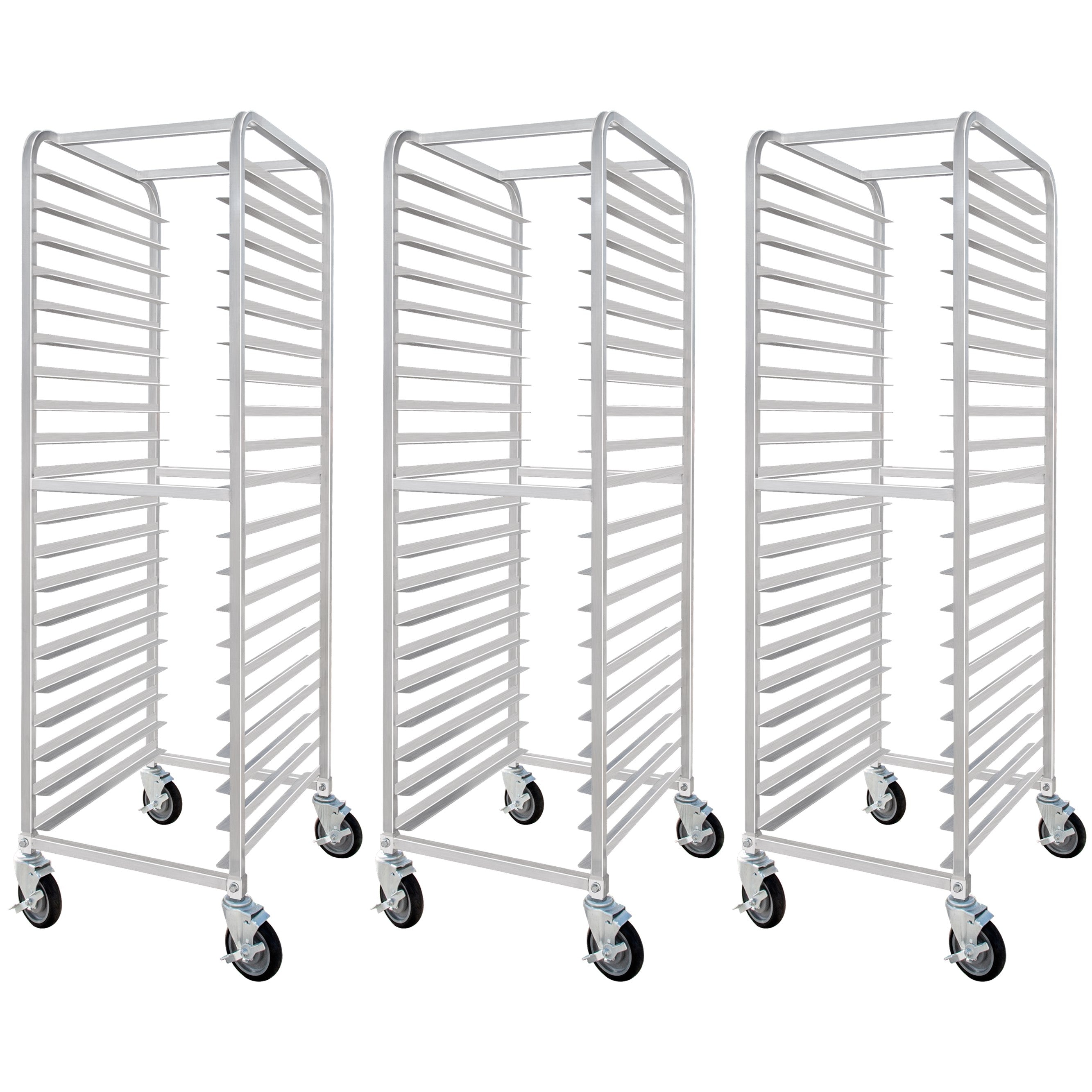 GSW AAR-2022W All-welded Aluminum Bun/Sheet Pan Rack Holds 20 Pans for Commercial Kitchen 20-1/4” x 26” x 70”