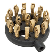GSW WR-JBD18 Chinese Wok Range 18 Tips Jet Burner, Duck Mouth Shape, Copper Tips, Cast Iron Body