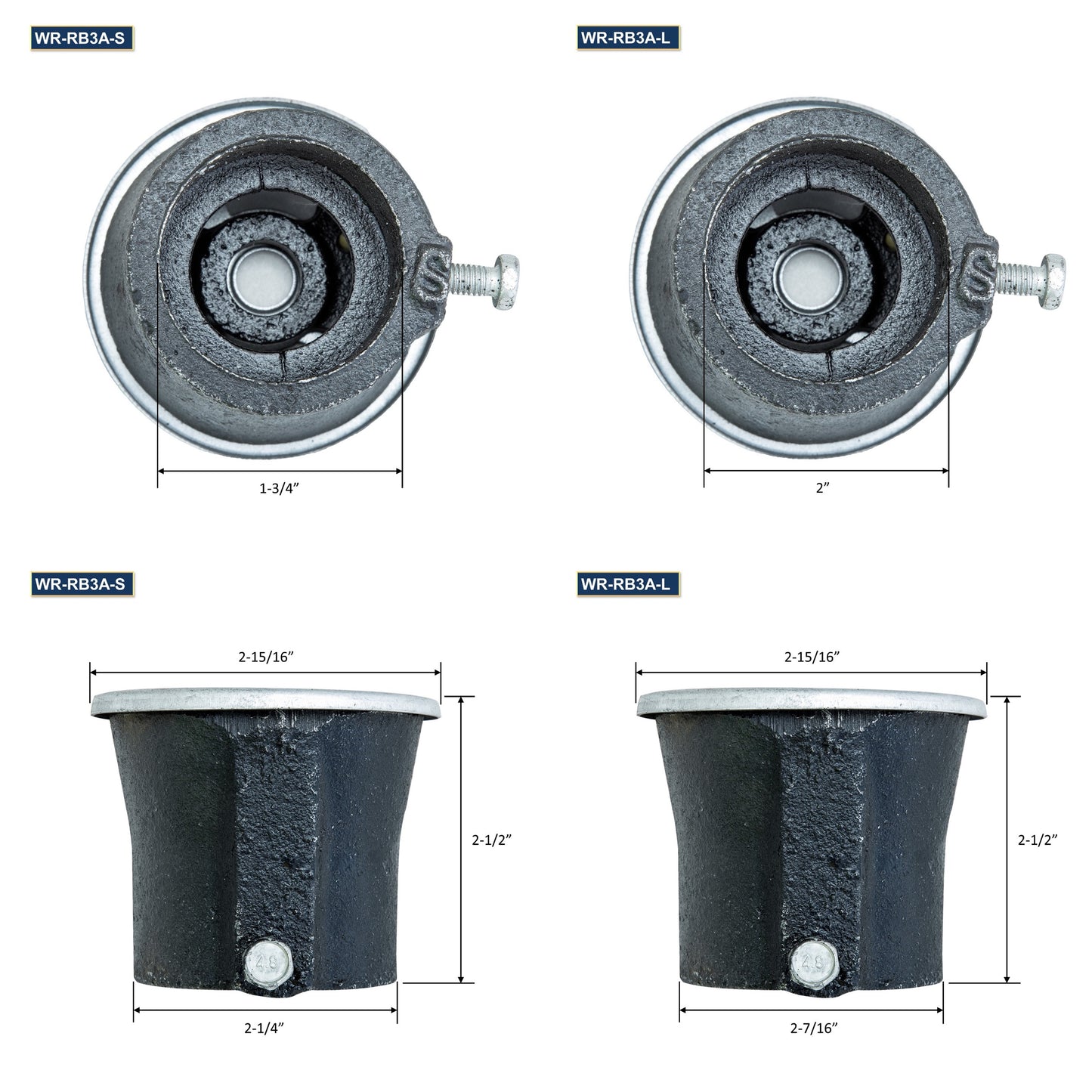 GSW WR-RB3 Three Rings Burner with 2 Air Shutters, 1-1/2” Pipe 90,000 BTU/HR, Fitting for Stock Pot and Wok Ranges