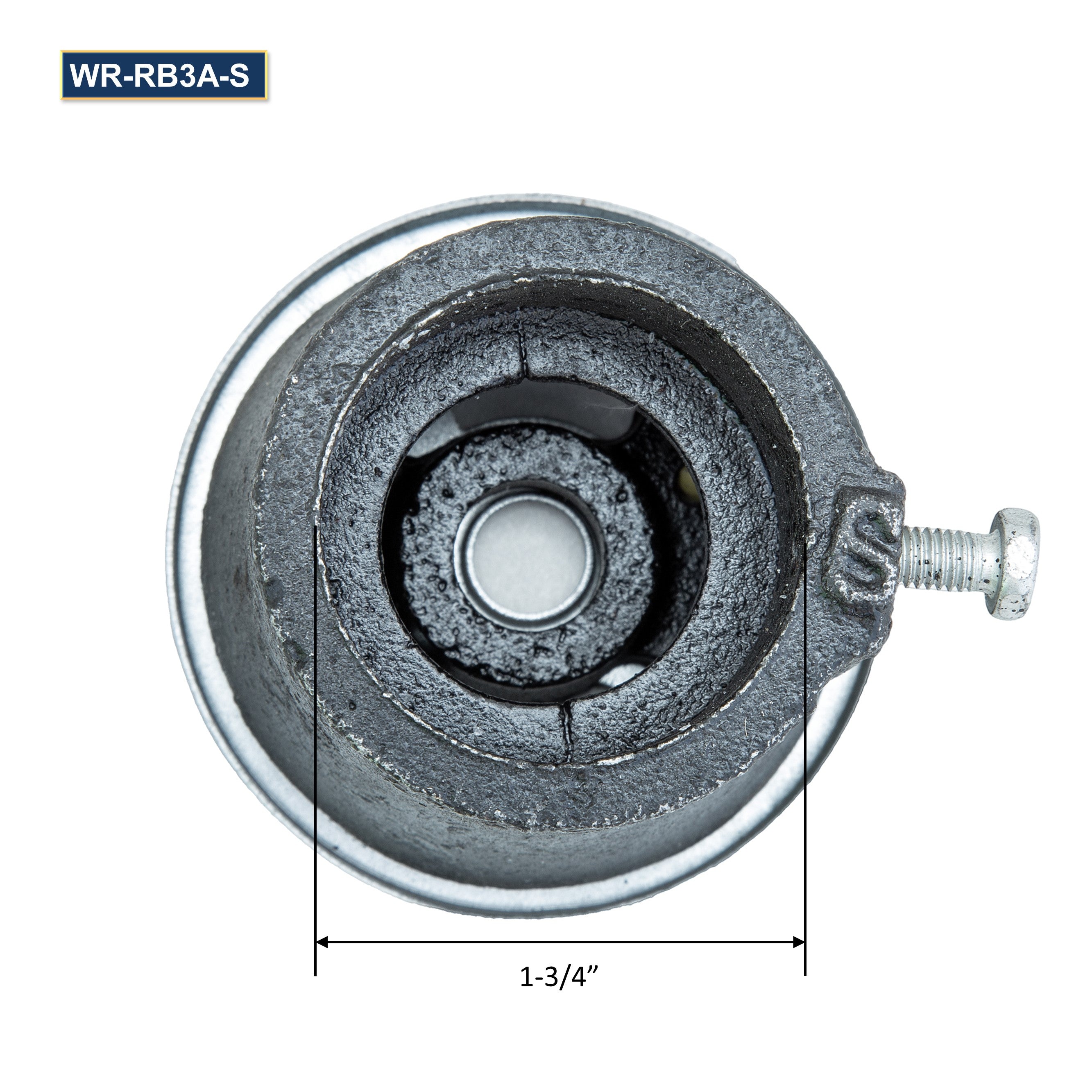 GSW WR-RB2 Two Rings Burner with 1-1/4” Air Shutter, 1-1/4” Pipe 35,000 BTU/HR, Fitting for Stock Pot and Wok Ranges