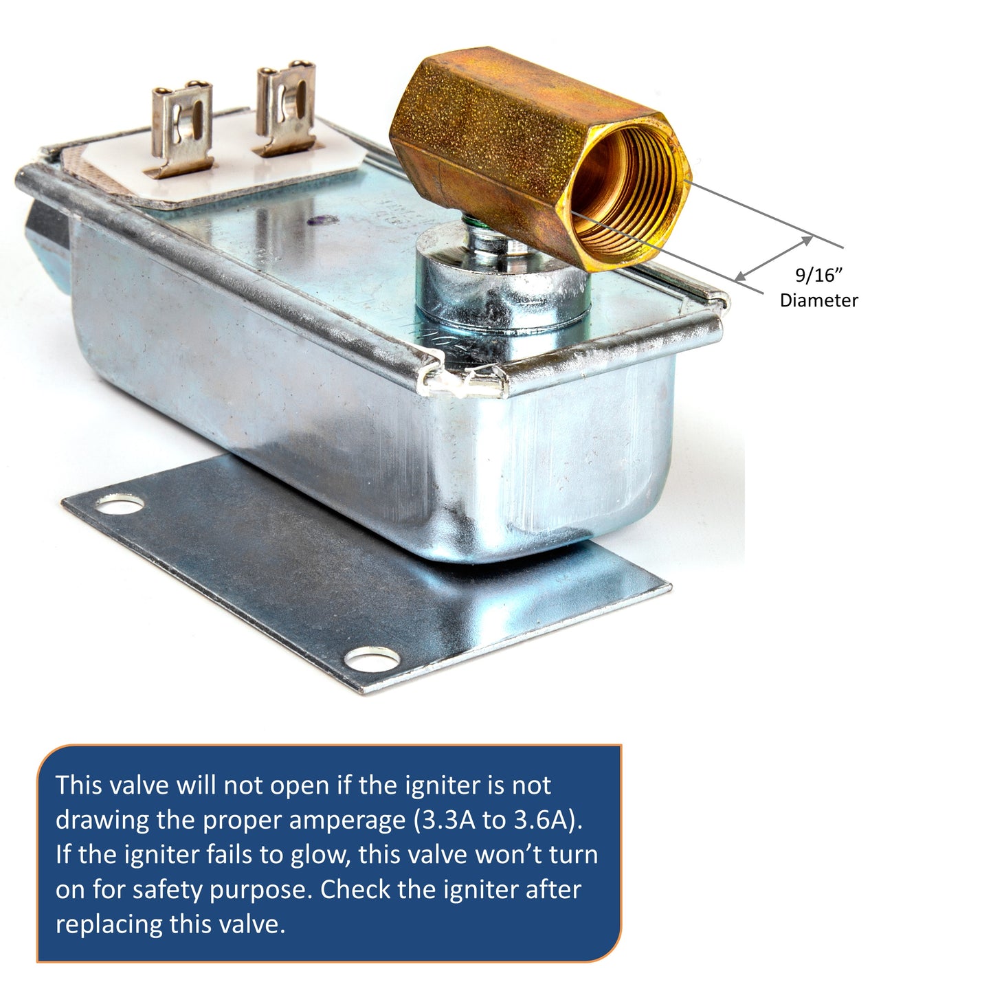 Robertshaw Gas Stove Range Oven Natural Gas Safety Valve NC-4125-5 Y-30128-128