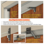 Awoco 24” Early Turn On Super Power 2 Speeds 800 CFM Indoor Air Curtain, CE Certified, 120V Unheated with Magnetic Switch & Motion Sensor Detection