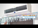 Awoco 48" Slimline 2 Speeds 1500 CFM Indoor Air Curtain, CE Certified, 120V Unheated with Remote Control and Magnetic Switch, Powerful, Quiet, Small Body, Light Weight,
