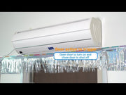 Awoco 36" Elegant 2 Speeds 900 CFM Air Curtain, UL Certified, 120V Unheated with Magnetic Shutoff Delay Swing Doors