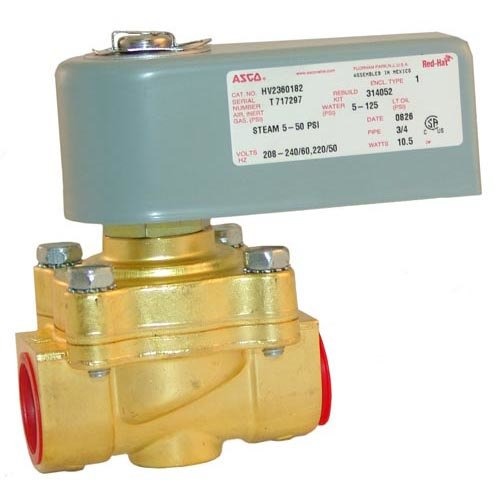 Asco HV2360182 Equivalent Water Solenoid Valve with Junction Box; 3/4"; 240V