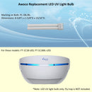 Awoco Replacement LED TUBE PL-18L 5 W LED UV Light Bulb for Wall Mount Sticky Fly Trap Lamp FT-1C18-LED