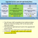 Awoco Replacement LED TUBE PL-36L 13 W LED UV Light Bulb for Wall Mount Sticky Fly Trap Lamp FT-1E36-LED