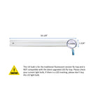 Awoco PL 36W BL UV Bulb for Wall Mount Sticky Fly Trap Lamp FT-1E36