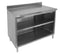 GSW Stainless Steel 4" Rear Upturn Enclosed Work Table Cabinet No Door 30"(W) x 72"(L) x 35"(H)