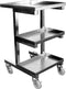GSW C-SCE Stainless Steel Adjustable Height Sauce Cart (19-½”W x 22-½”L x 34”H)
