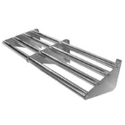 GSW Stainless Steel Tubular Wall Mounted Drainage Shelf for Storage, 60”D x 16”W x 9”H (60"W)