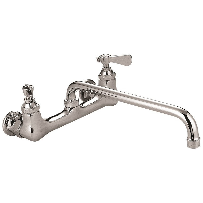 AA Faucet 8" Wall Mount NSF Heavy Duty Faucet w/ Spout (NO Lead)