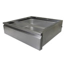 GSW DA-2020 Stainless Steel Heavy Duty Table Drawer (25-1/16"W x 22-15/16"L x 6-7/8"H)