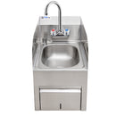 GSW Splash Guard Hand Sink with Towel and Soap Dispenser