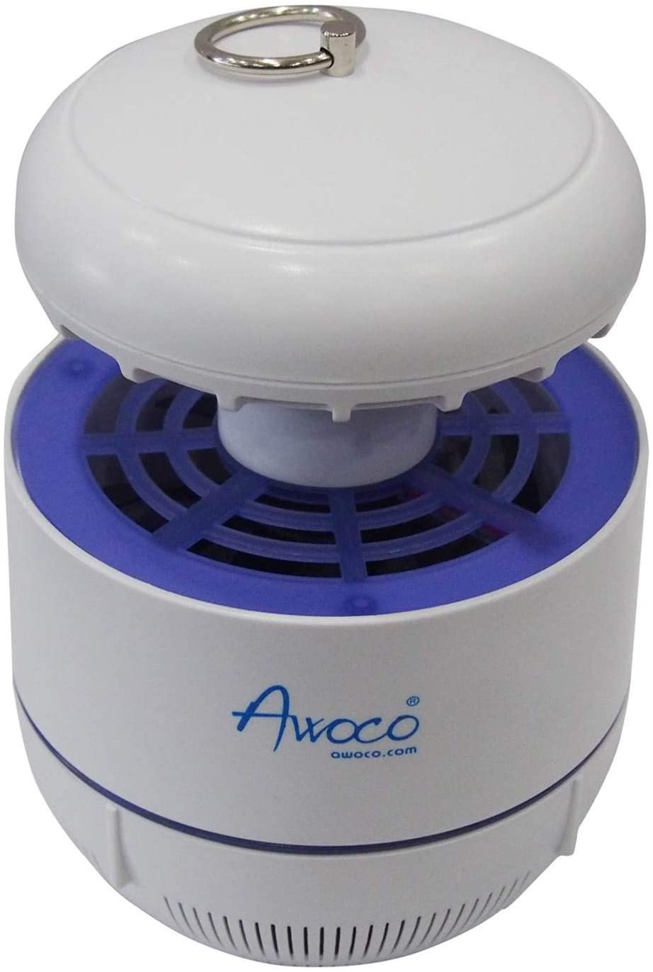 Awoco FT-GK4 4 W Small Portable Indoor Fly Trap Lamp with UV Light and Suction Fan for Capturing Flies, Mosquitoes, Moths and Flying Insects