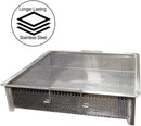 GSW Stainless Steel Compartment ETL Certified Drop-In Sink Drain Basket (20" x 20", Drain Basket)