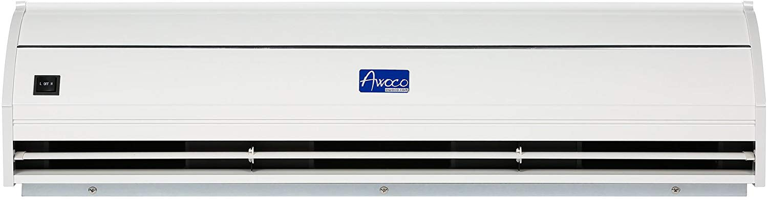 (Refurbished) Awoco FM3510 42” Elegant 2 Speeds 1000 CFM Indoor Air Curtain with an Easy-Install Magnetic Door Switch