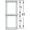 GSW DS-1248 Stainless Steel Heavy Duty Standard Double Over Shelf (12"D x 48"W x 30"H)