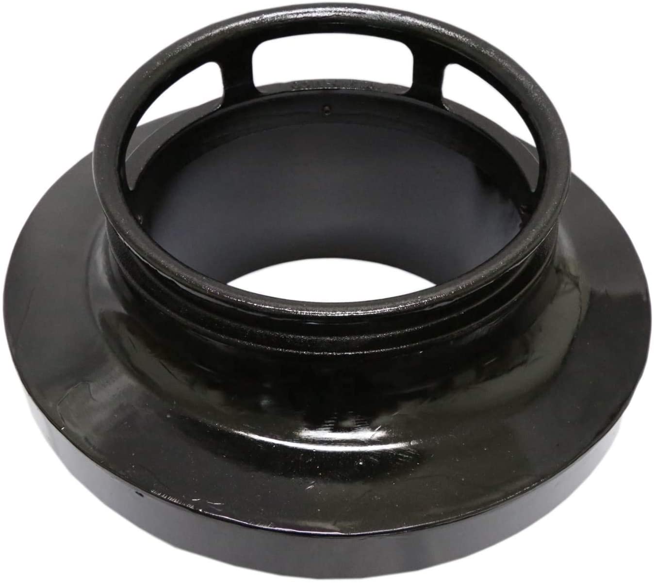 Leyso Chinese Wok Range Custom Made Adapter/Reducer with 13-Inch Cast Iron Rim - Convert The Large Wok Well to Smaller Size (16" to 13")