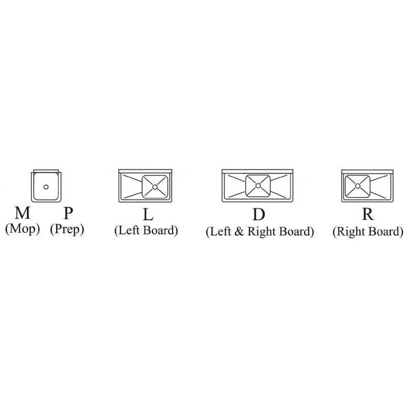 GSW 1 Compartment Stainless Steel Sink with 2 Drainboards, ETL Certified (24" x 24" Sink Only)