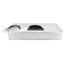 Awoco RH-SP06-N30 Super Quiet Split 5" High Stainless Steel Under Cabinet 4 Speeds 800CFM Range Hood with 2 LED Lights, 6" Round Top Vent - 30" Hood + Blower (30"W 6" Split)