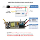 Awoco Magnetic Switch Controlled Circuit Kit (120V 15A Shutoff Delay) for Air Curtains (Circuit Kit)