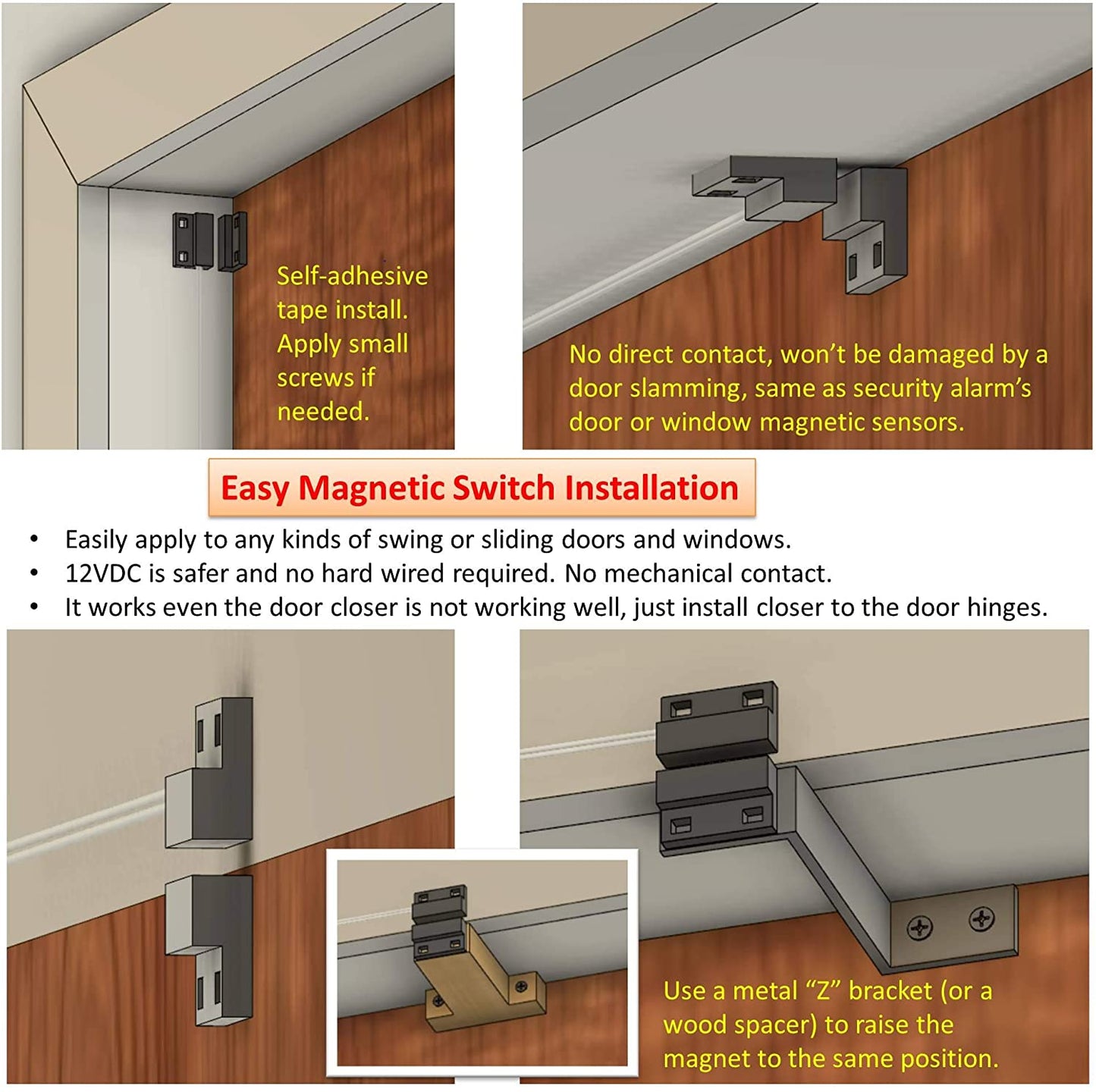 Awoco 36" Elegant 2 Speeds 900 CFM Air Curtain, UL Certified, 120V Unheated with Magnetic Shutoff Delay Swing Doors