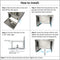 GSW SE2024FM Commercial Stainless Steel Floor Mount Mop Sink With Strainer - Perfect for Restaurant, Bar, Buffet (20"W x 24"L x 14"H)