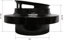 Leyso Chinese Wok Range Adapter/Reducer with 13-Inch Cast Iron Rim - Convert The Large Wok Well to Smaller Size (18" to 13")