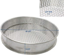 Leyso 5 Aluminum Steam Rack with 1 Steam Cap Set, 20" D x 3-1/2" H - Great for Dim Sum, Vegetables, Meat and Fish (6 Piece Set)