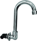 AA Faucet Heavy Duty Single Splash Mount No Lead Faucet w/ 3-1/2" Swivel Gooseneck Spout, NSF Approved.
