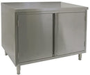GSW Stainless Steel Cabinet Enclosed Work Table w/Hinged Door 30"(W) x 48"(L) x 35"(H)