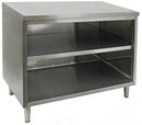 GSW All Stainless Steel Flat Top Enclosed Work Table Cabinet No Door 24"(W) x 48"(L) x 35"(H)