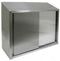 GSW Stainless Steel Slope Top Wall Cabinet with Sliding Door 15"(W) x 48"(L) x 35"(H)