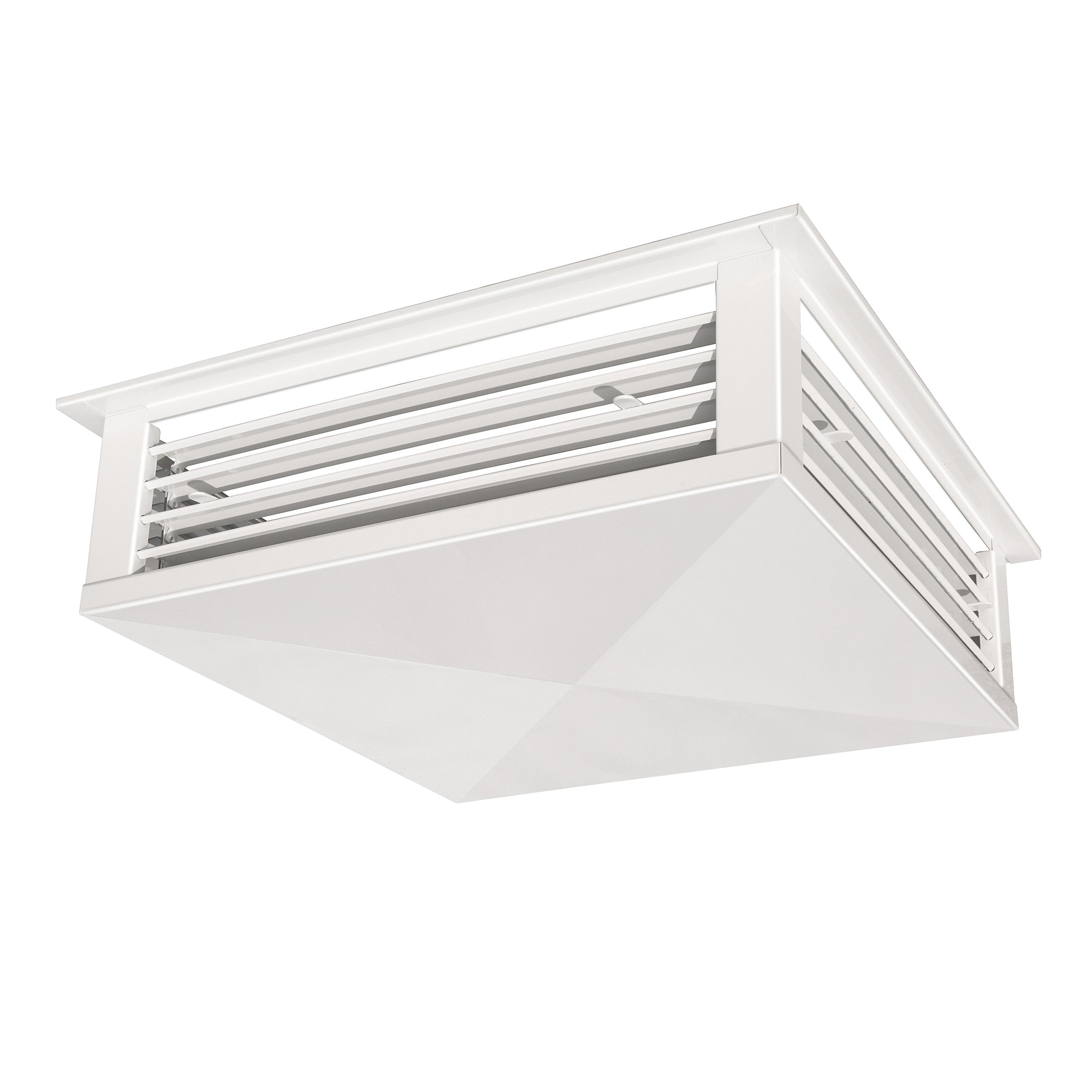 [Like New] GSW21-K04-CR-DF-20P GSW 20" White Powder Coated 4-Way Adjustable Metal Diffuser for Evaporative/Swamp Cooler (20"x20"x6")