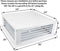 [Refurbished] GSW21-K06-CR-DF-24P GSW 24” White Powder Coated 4-Way Adjustable Air Diffuser for Evaporative Swamp Cooler, 26” Mounting Edge (24"x24"x6")
