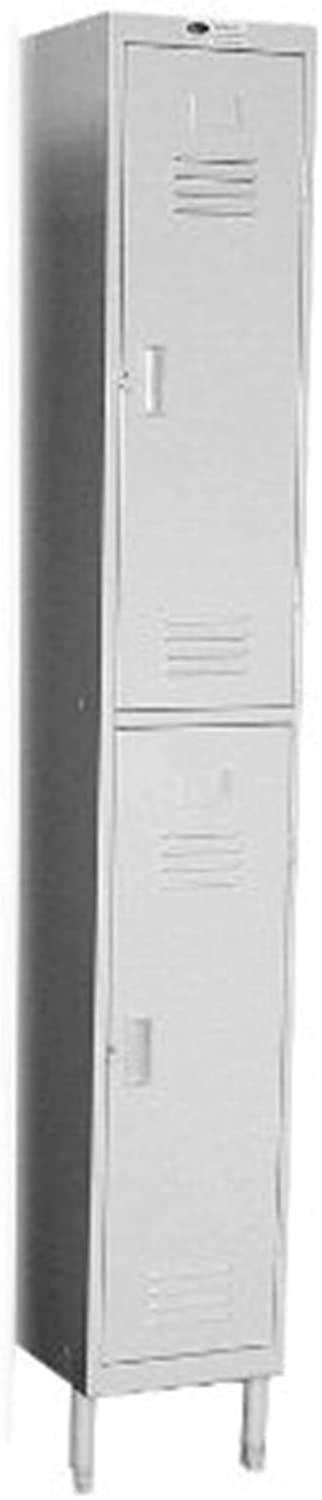 GSW 2 Door Premium Steel Lockers - Ideal for Restaurant, School & Office (2 DR 20"D)