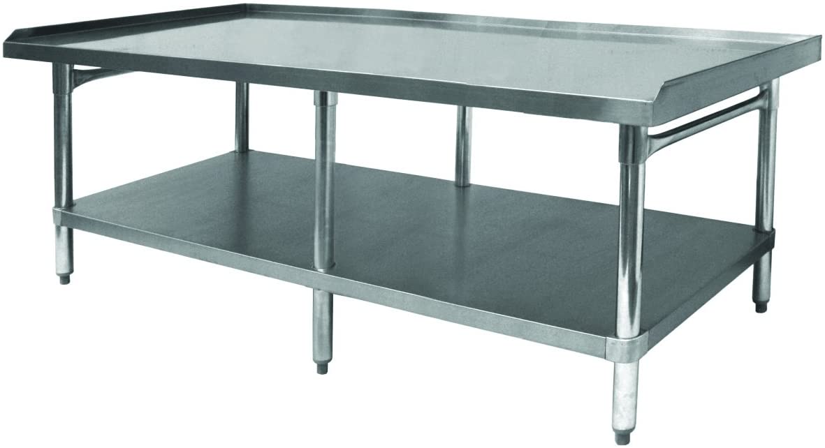 GSW 18 Gauge Galvanized Steel 3 Side 1" Upturn Equipment Stand ETL Certified 30" x 60"