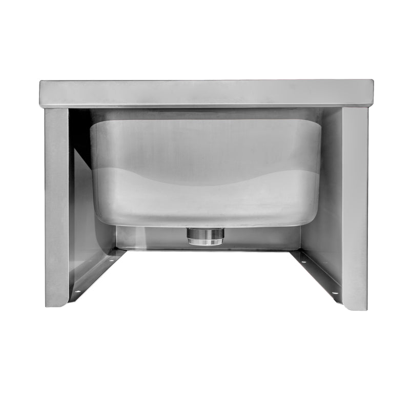 GSW SE2024FM Commercial Stainless Steel Floor Mount Mop Sink With Strainer - Perfect for Restaurant, Bar, Buffet (20"W x 24"L x 14"H)