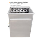 GSW FF-Tank Stainless Steel Restaurant Soak Clean Grease Hood Filter Tank with Lid