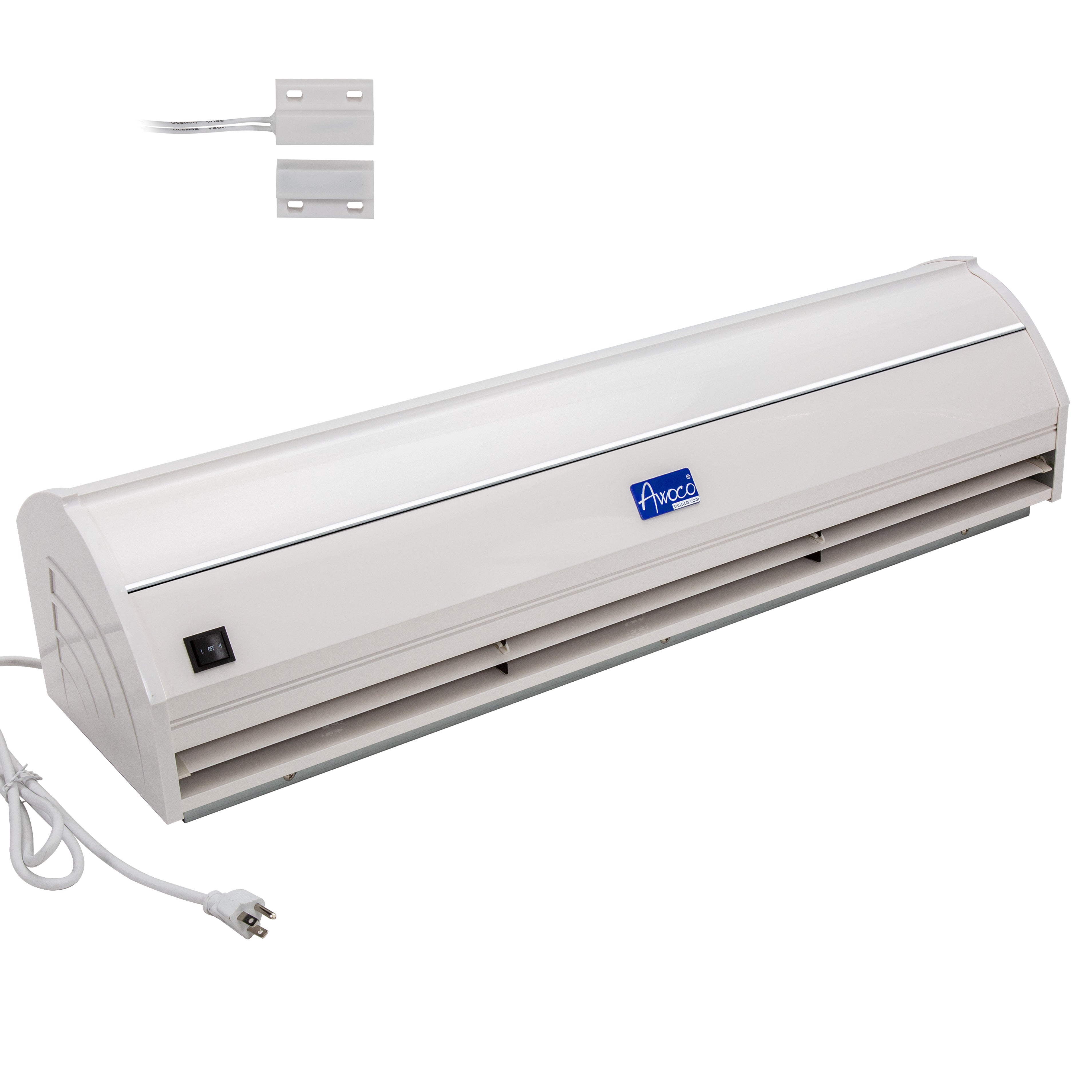 Awoco 36" Elegant 2 Speeds 900 CFM Indoor Air Curtain, UL Certified, 120V Unheated with an Easy-Install Magnetic Door Switch