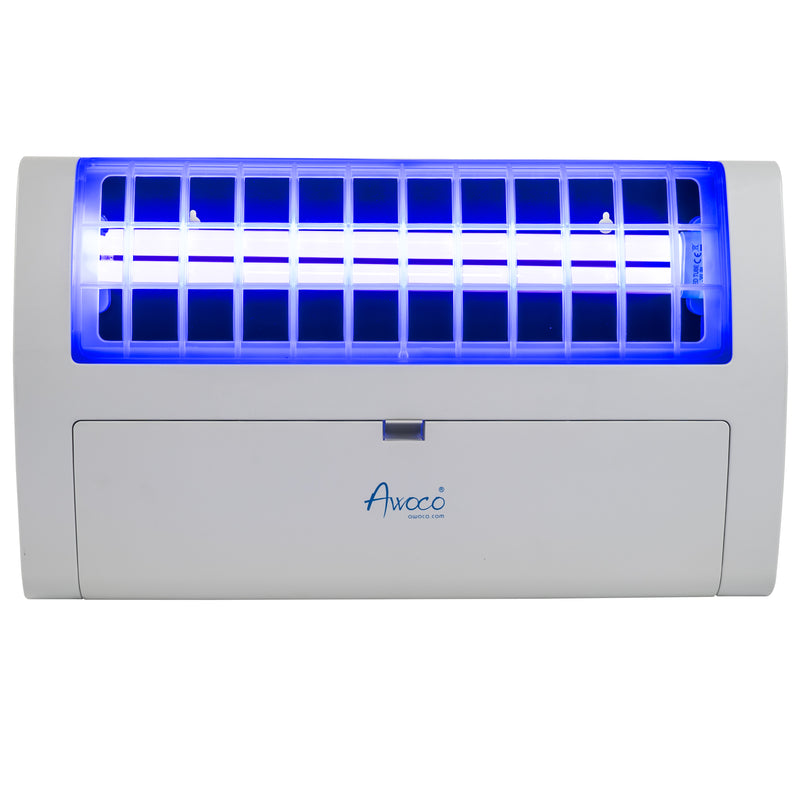 Awoco FT-1E36XL-LED 13 W Wall Mount Sticky Fly Trap Lamp for Capturing Flies, Mosquitoes, Moths and Flying Insects (Fly Trap XL)