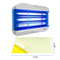 Awoco FT-3W45-LED 15 W Wall Mount Sticky Fly Trap Lamp with 3 LED UV Lights for Capturing Flies, Mosquitoes, Moths and Flying Insects (Fly Trap)