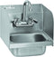 GSW Mini Wall Mount Hand Sink with Welded Splash Guards ETL Certified