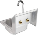 GSW Mini Wall Mount Hand Sink with Lead Free Faucet & Strainer, ETL Certified