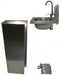 GSW Stainless Steel Hand Sink with Faucet, Foot Operated Valve and Soap Dispenser
