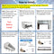 Awoco 48" Super Power 1 Speed 1700 CFM Commercial Indoor Air Curtain, 120V Unheated, ETL & UL Certified to Meet NSF 37 Food Service Standard