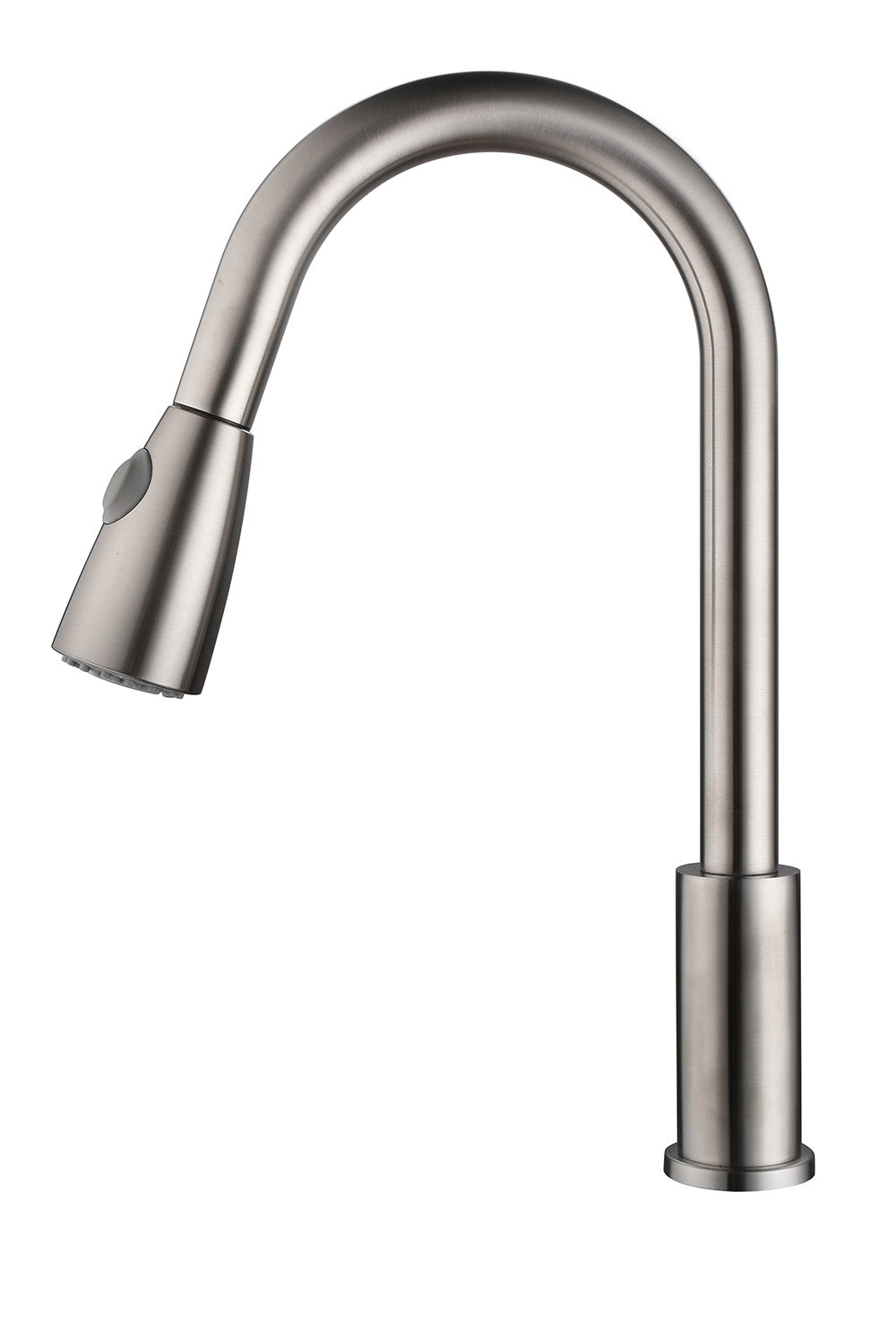 Arofa Single Handle Pull-Down Kitchen Faucet – Brushed Nickel – Low Lead Compliant